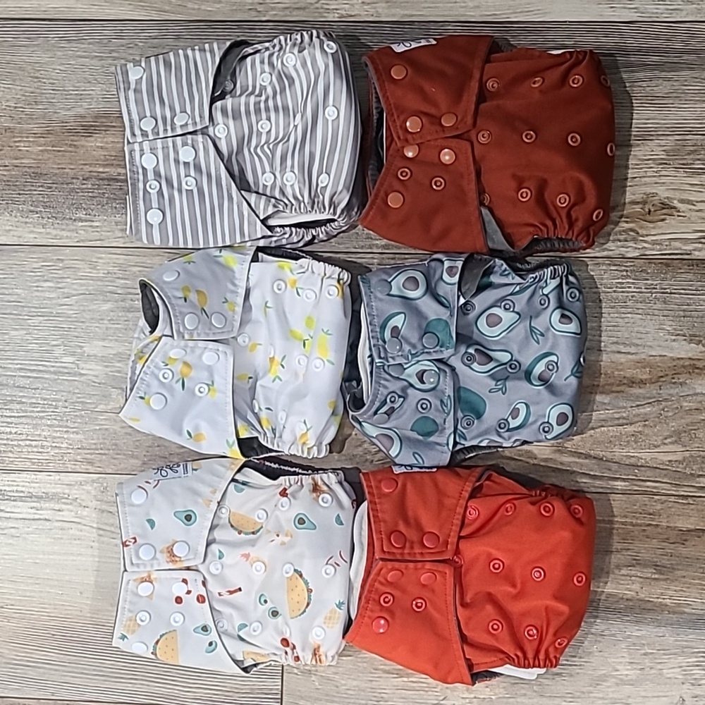 Colorful Diaper Covers Set